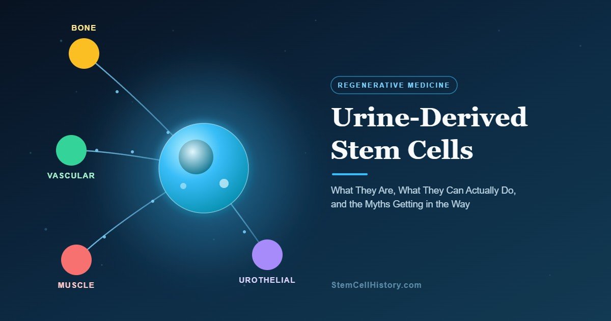 Urine-Derived Stem Cells: What They Are, What They Can Actually Do, and the Myths Getting in the Way
